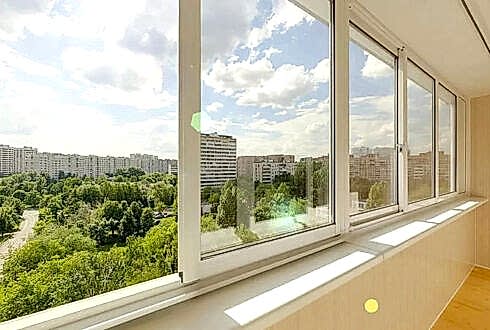 Раздвижные окна на балкон